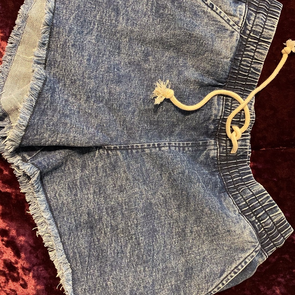 Denim shorts
